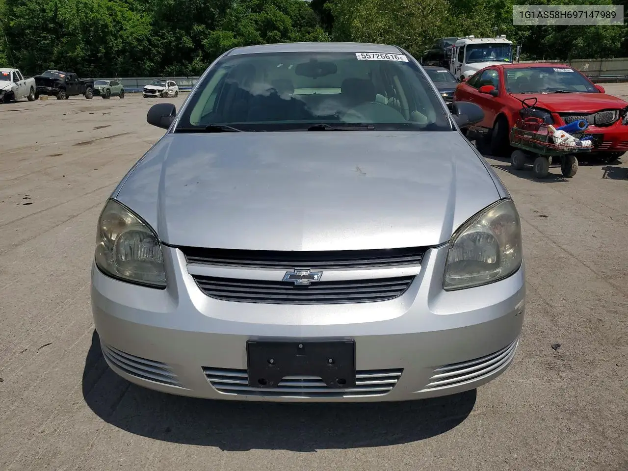 2009 Chevrolet Cobalt Ls VIN: 1G1AS58H697147989 Lot: 55726616