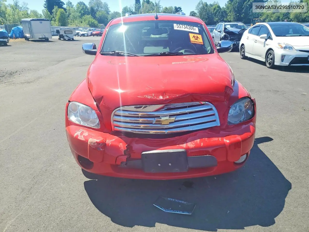 2009 Chevrolet Hhr Lt VIN: 3GNCA53V29S510720 Lot: 55734306