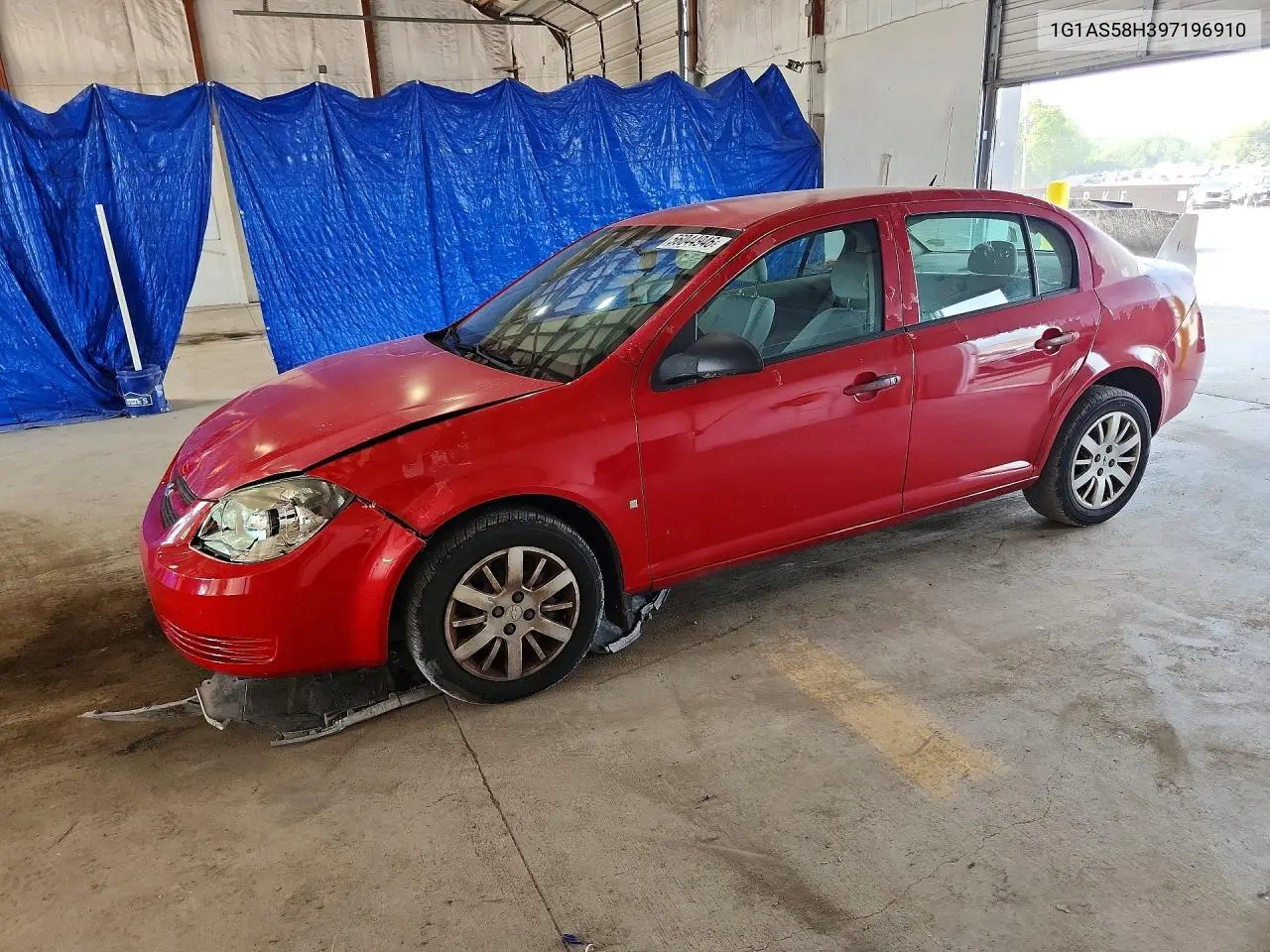 2009 Chevrolet Cobalt Ls VIN: 1G1AS58H397196910 Lot: 56044946