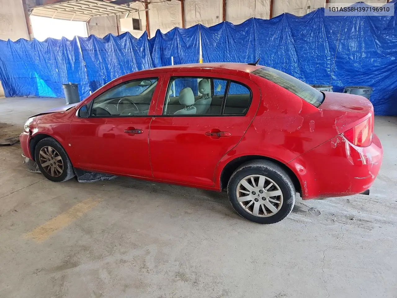 2009 Chevrolet Cobalt Ls VIN: 1G1AS58H397196910 Lot: 56044946