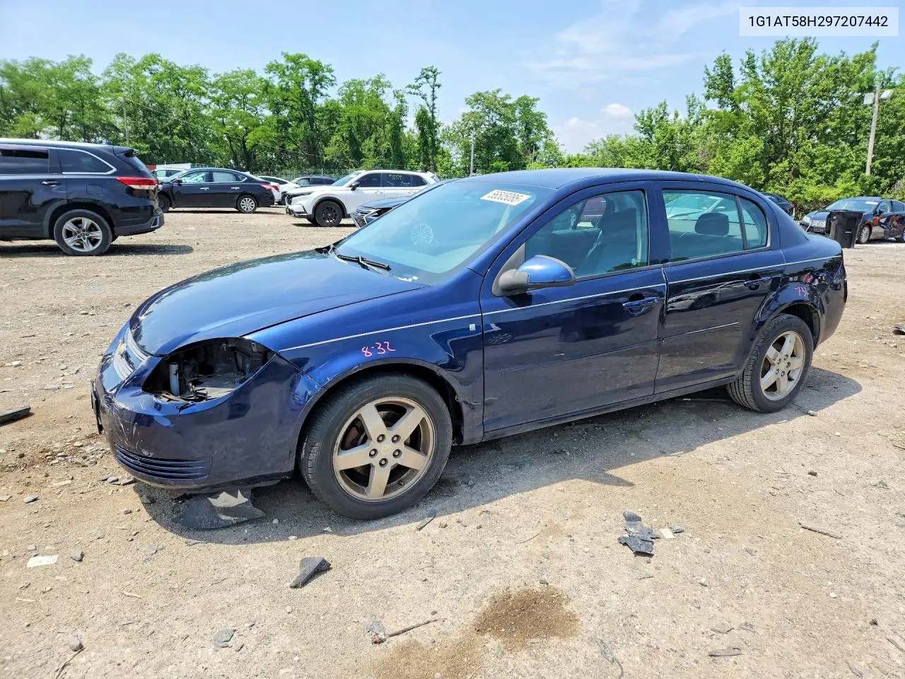 2009 Chevrolet Cobalt Lt VIN: 1G1AT58H297207442 Lot: 56505086
