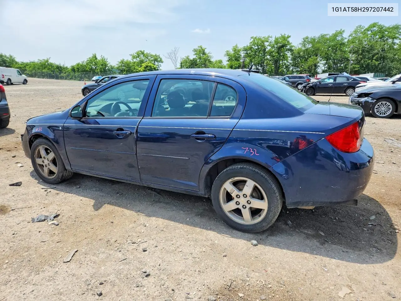 2009 Chevrolet Cobalt Lt VIN: 1G1AT58H297207442 Lot: 56505086