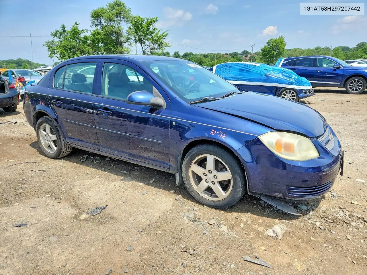 2009 Chevrolet Cobalt Lt VIN: 1G1AT58H297207442 Lot: 56505086