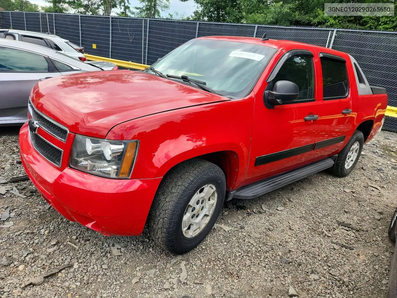 2009 Chevrolet Avalanche C1500 Ls VIN: 3GNEC12029G265650 Lot: 56602626