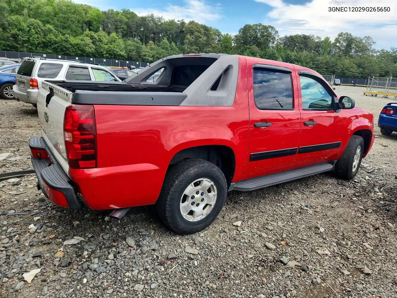 2009 Chevrolet Avalanche C1500 Ls VIN: 3GNEC12029G265650 Lot: 56602626