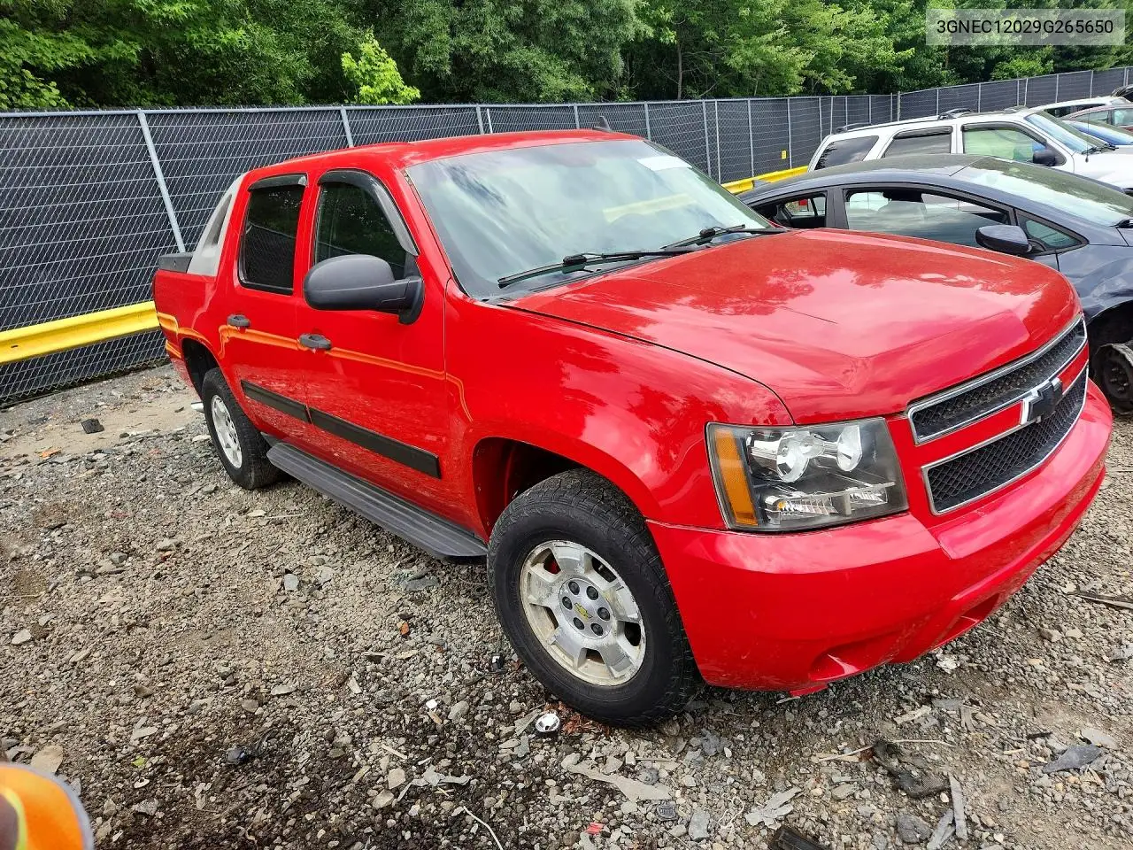 2009 Chevrolet Avalanche C1500 Ls VIN: 3GNEC12029G265650 Lot: 56602626