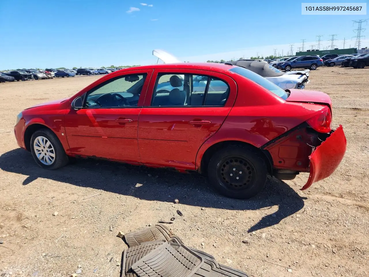 2009 Chevrolet Cobalt Ls VIN: 1G1AS58H997245687 Lot: 58241776