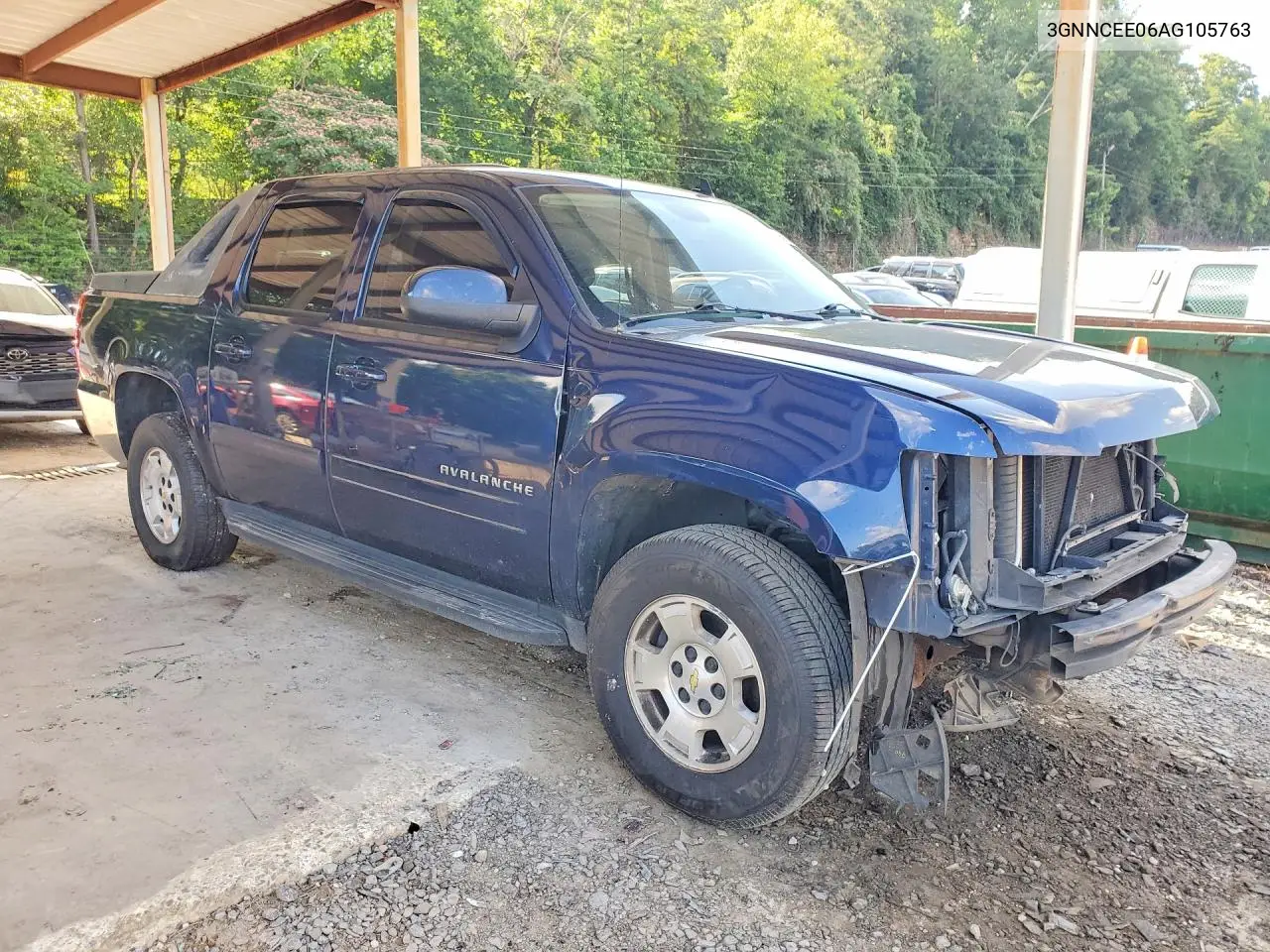 2010 Chevrolet Avalanche Ls VIN: 3GNNCEE06AG105763 Lot: 55819036