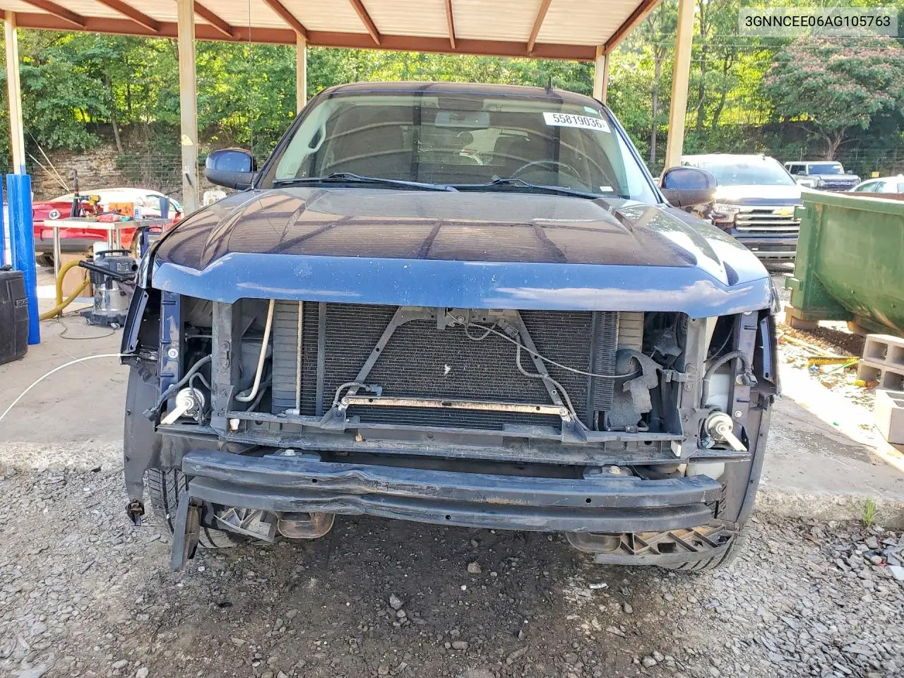 2010 Chevrolet Avalanche Ls VIN: 3GNNCEE06AG105763 Lot: 55819036