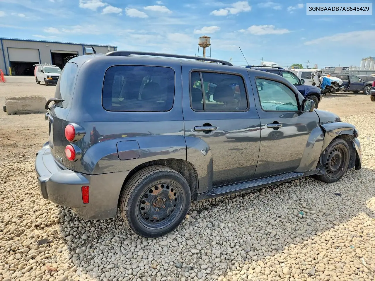 2010 Chevrolet Hhr VIN: 3GNBAADB7AS645429 Lot: 56041166