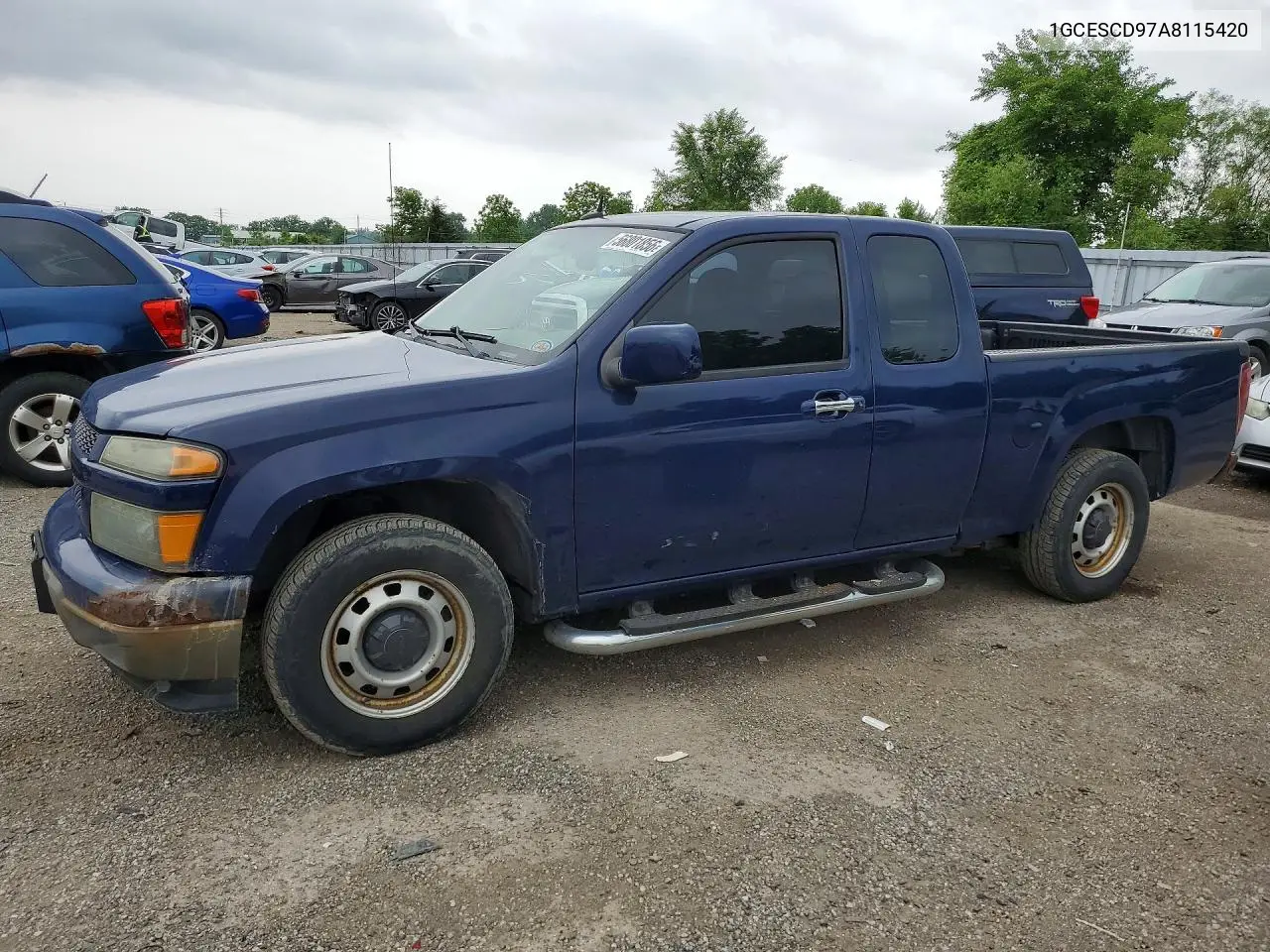 2010 Chevrolet Colorado Lt VIN: 1GCESCD97A8115420 Lot: 56801856