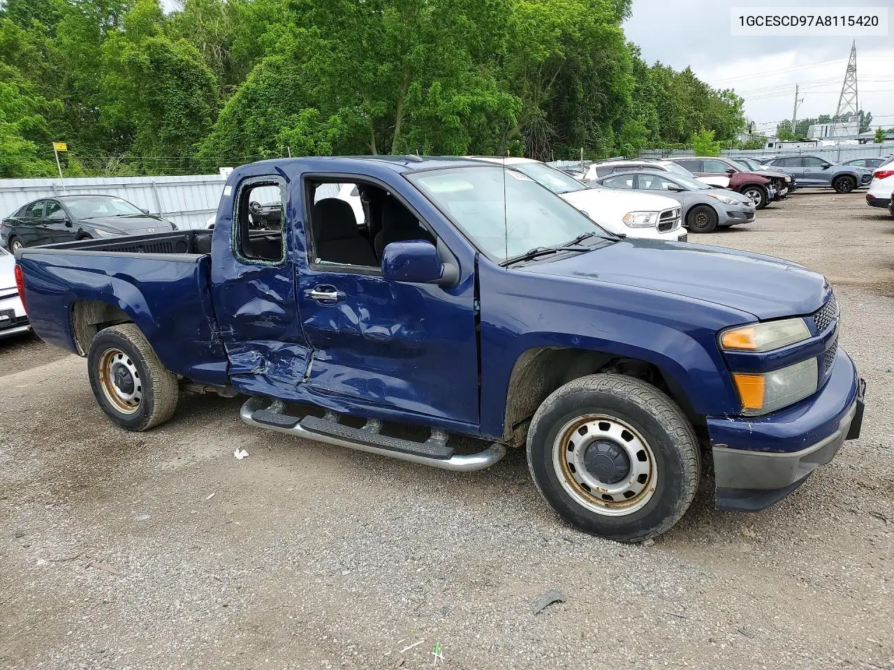 2010 Chevrolet Colorado Lt VIN: 1GCESCD97A8115420 Lot: 56801856
