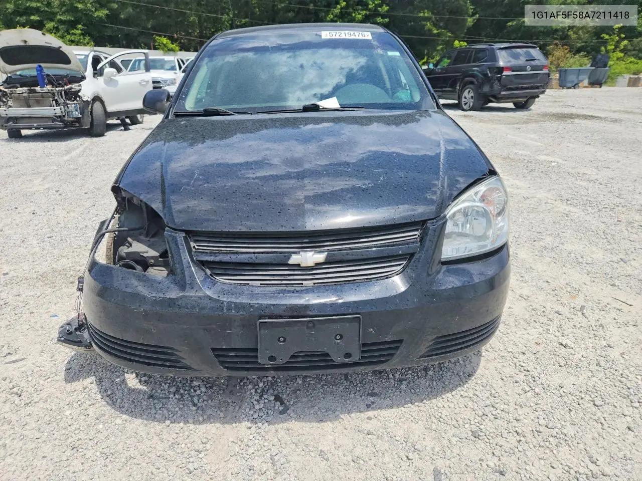 2010 Chevrolet Cobalt 2Lt VIN: 1G1AF5F58A7211418 Lot: 57219476
