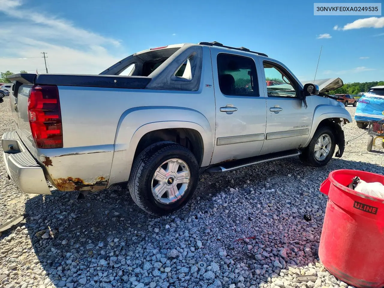 2010 Chevrolet Avalanche Lt VIN: 3GNVKFE0XAG249535 Lot: 57845416