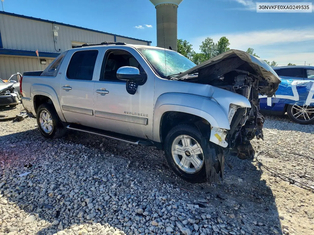 2010 Chevrolet Avalanche Lt VIN: 3GNVKFE0XAG249535 Lot: 57845416
