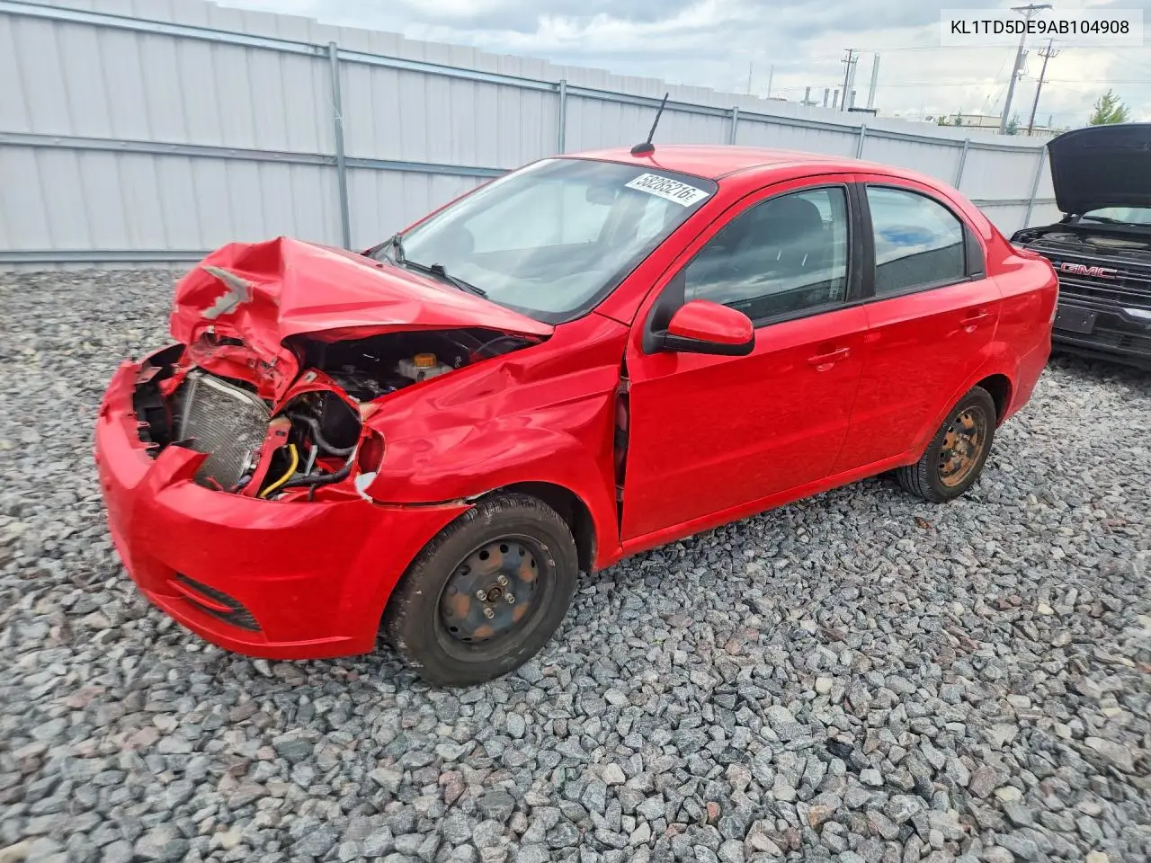 2010 Chevrolet Aveo Ls VIN: KL1TD5DE9AB104908 Lot: 58285216