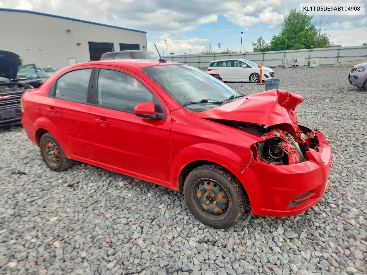 2010 Chevrolet Aveo Ls VIN: KL1TD5DE9AB104908 Lot: 58285216