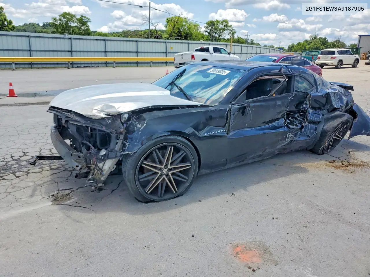 2010 Chevrolet Camaro Ss VIN: 2G1FS1EW3A9187905 Lot: 58599606