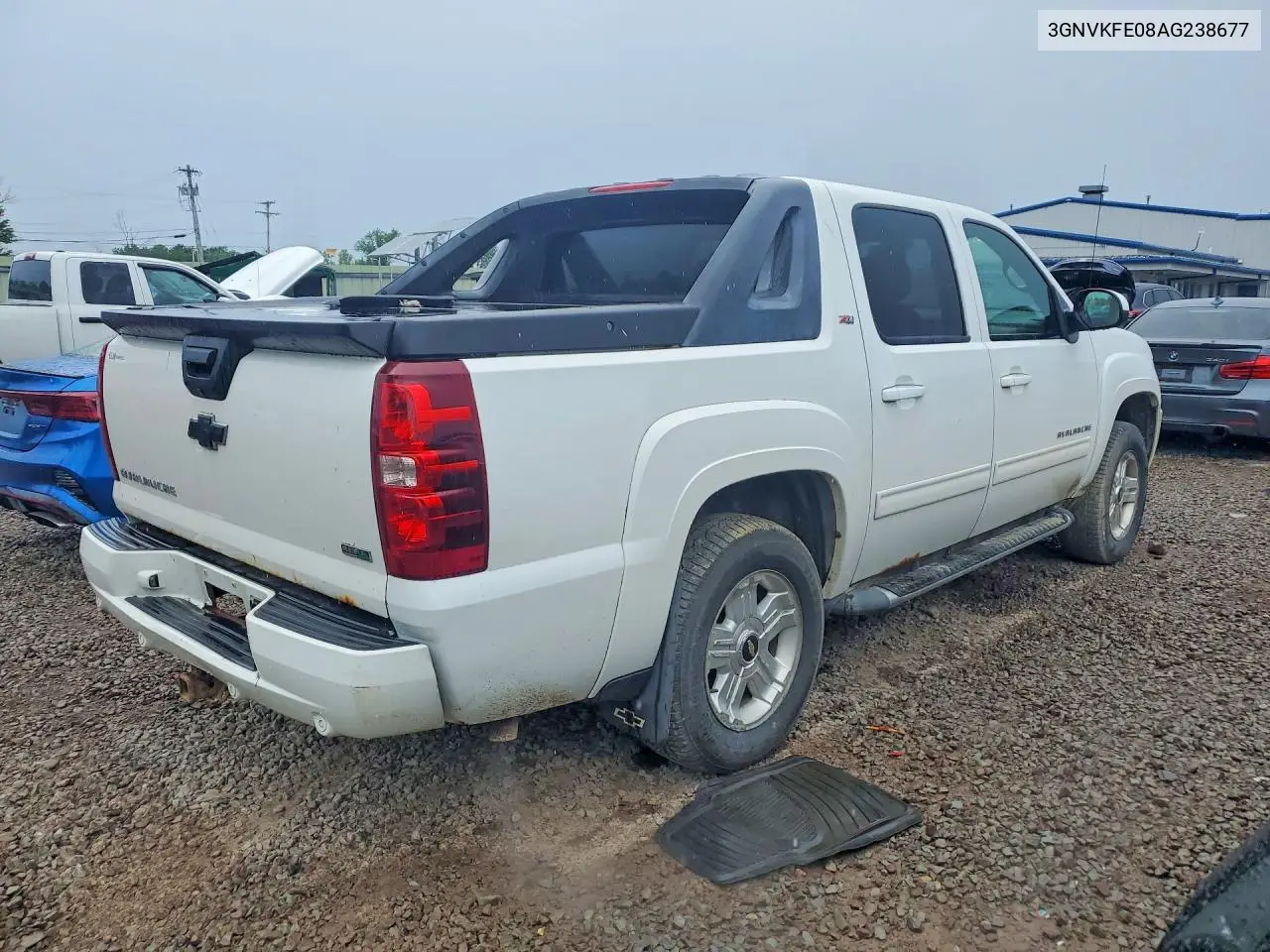 2010 Chevrolet Avalanche Lt VIN: 3GNVKFE08AG238677 Lot: 58786506