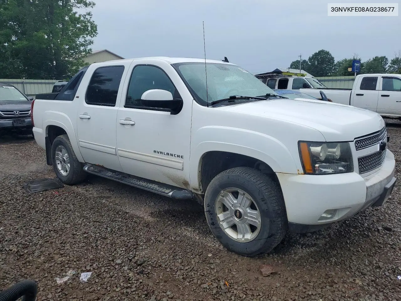 2010 Chevrolet Avalanche Lt VIN: 3GNVKFE08AG238677 Lot: 58786506