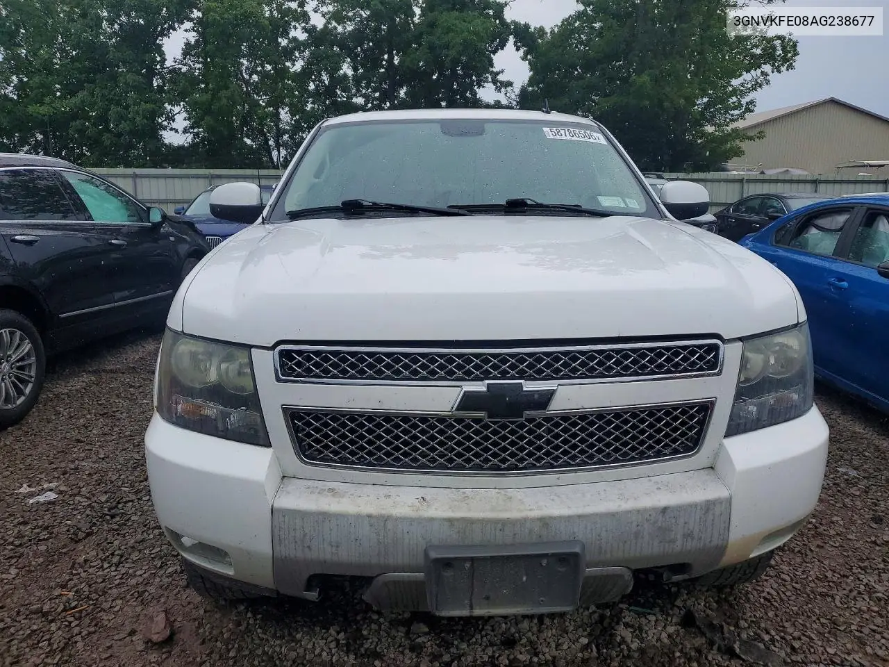 2010 Chevrolet Avalanche Lt VIN: 3GNVKFE08AG238677 Lot: 58786506
