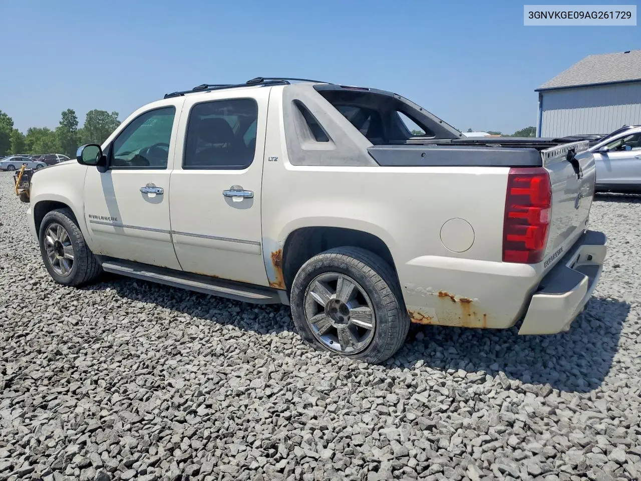 2010 Chevrolet Avalanche Ltz VIN: 3GNVKGE09AG261729 Lot: 58862306