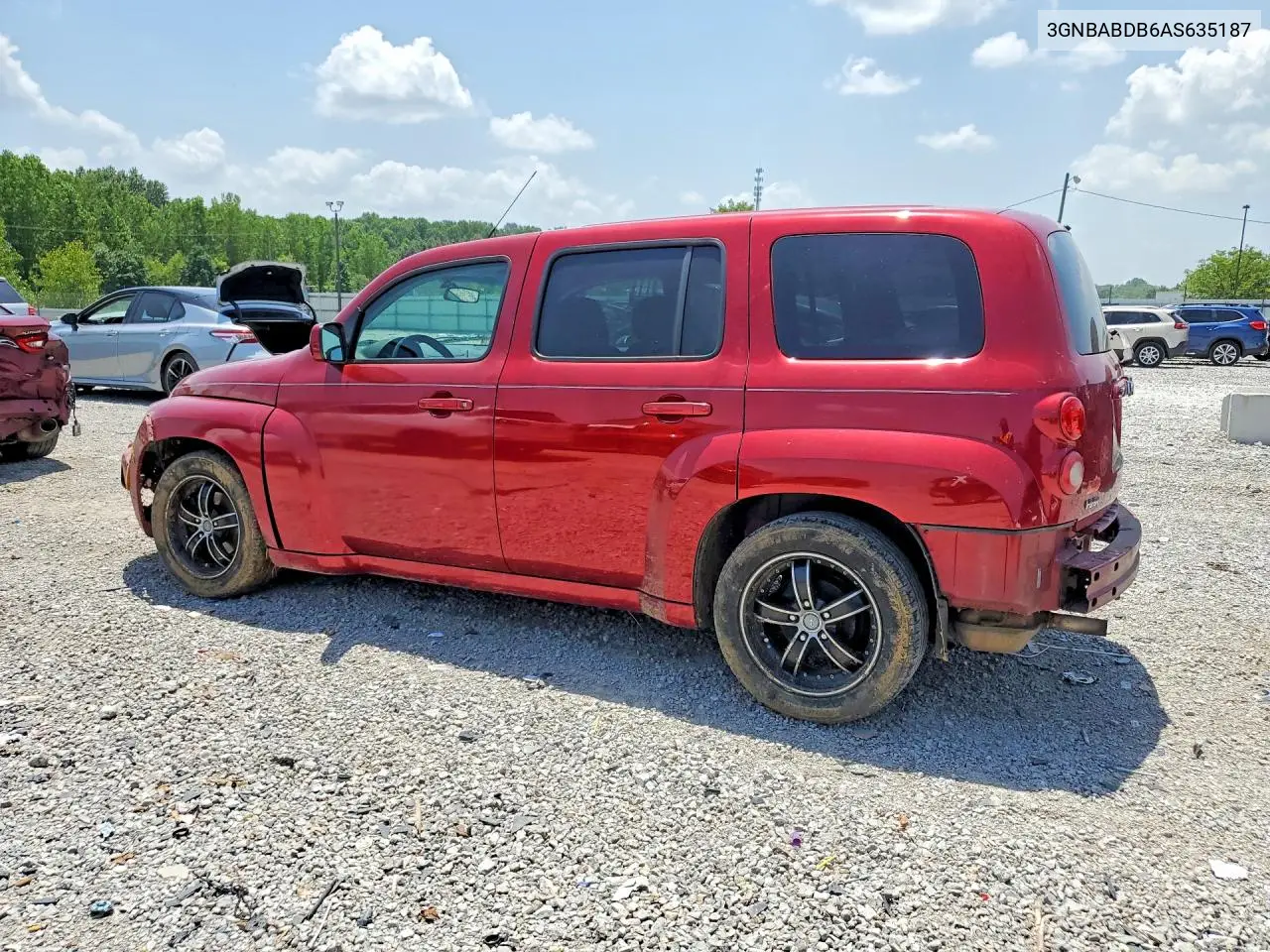 2010 Chevrolet Hhr Lt VIN: 3GNBABDB6AS635187 Lot: 59258016