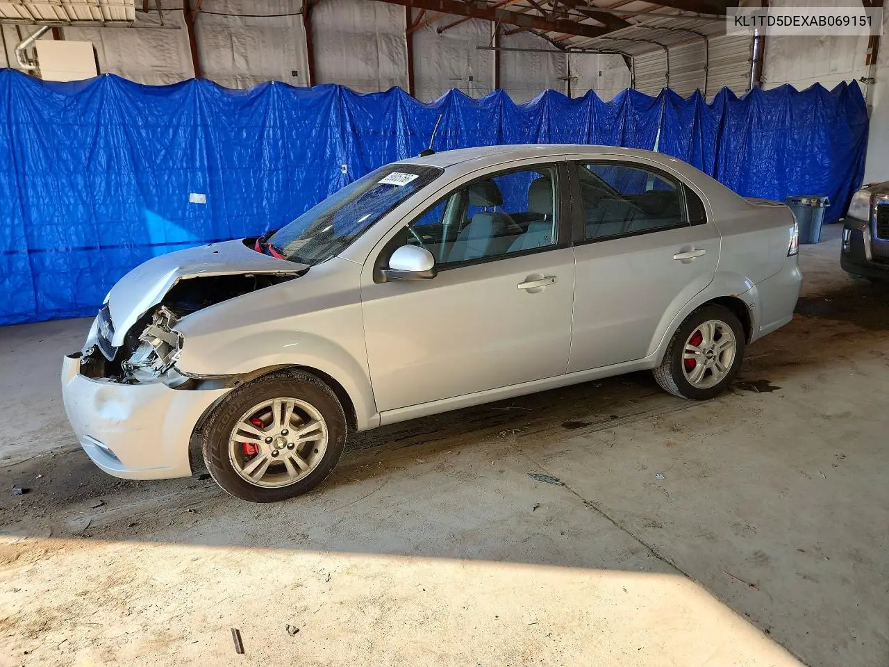 2010 Chevrolet Aveo Ls VIN: KL1TD5DEXAB069151 Lot: 59805766