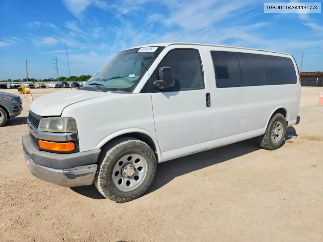 2010 Chevrolet Express G1500 Lt VIN: 1GBUGCD43A1131774 Lot: 85980565