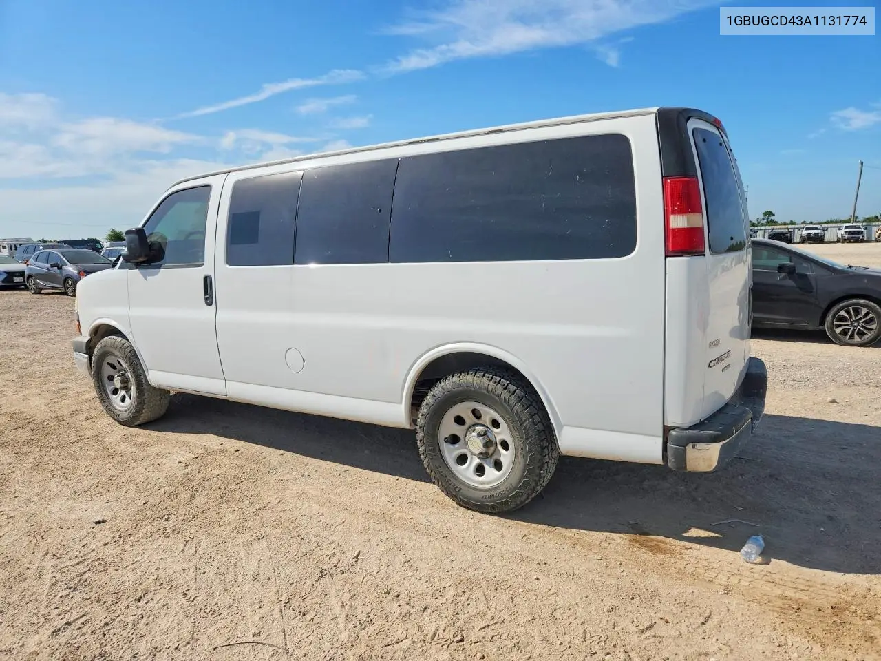 2010 Chevrolet Express G1500 Lt VIN: 1GBUGCD43A1131774 Lot: 85980565