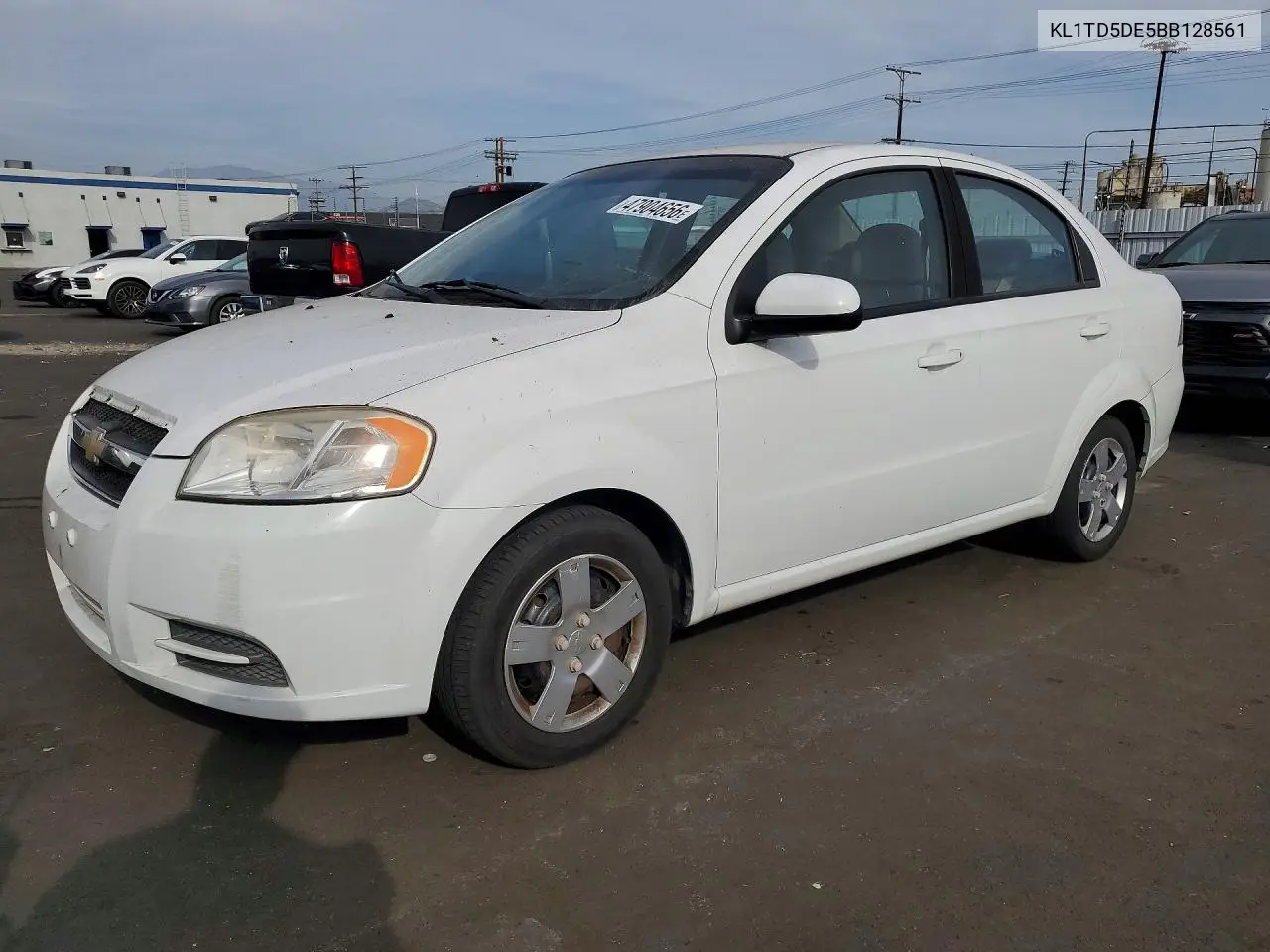 2011 Chevrolet Aveo VIN: KL1TD5DE5BB128561 Lot: 47904656