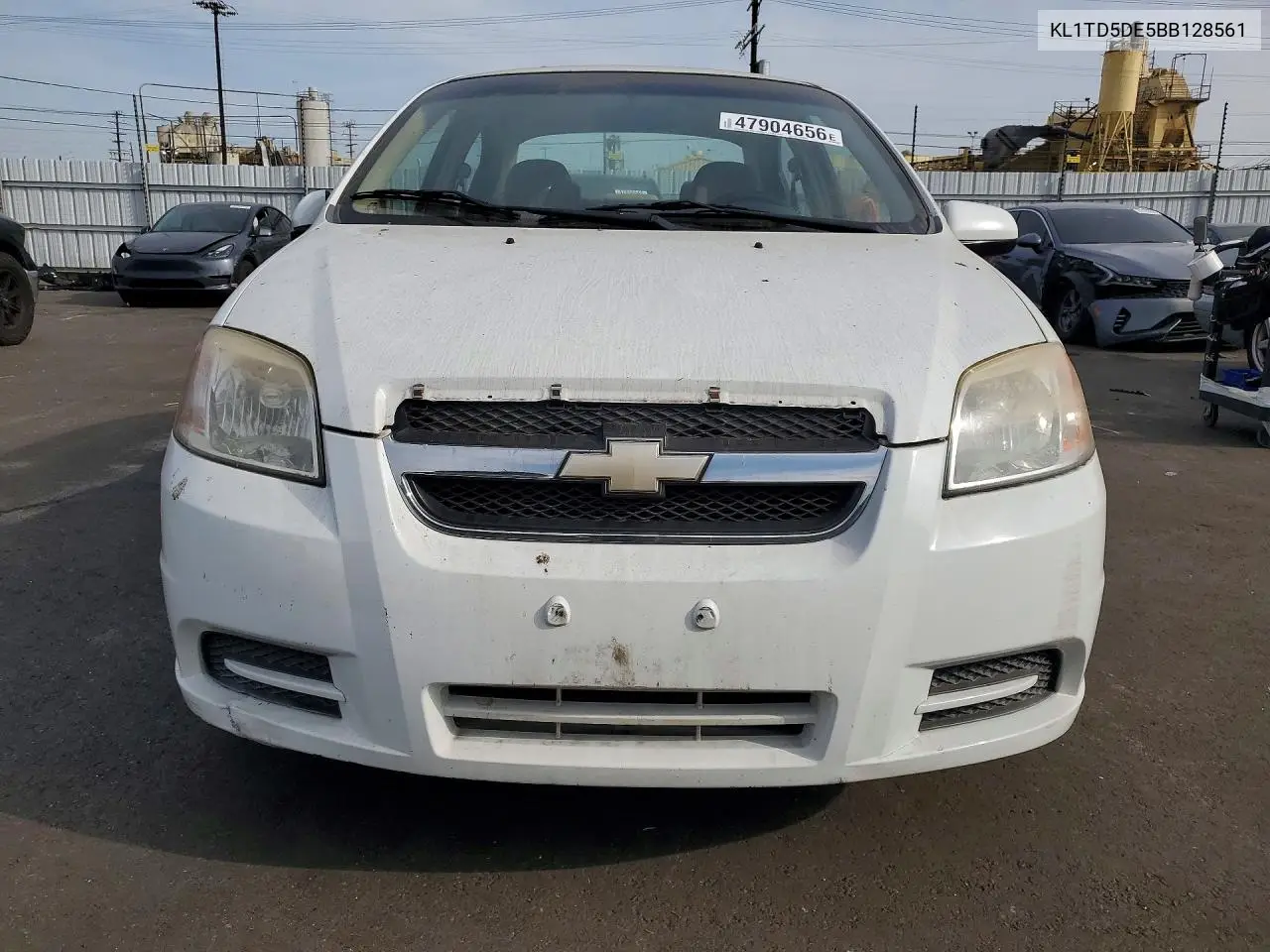 2011 Chevrolet Aveo VIN: KL1TD5DE5BB128561 Lot: 47904656