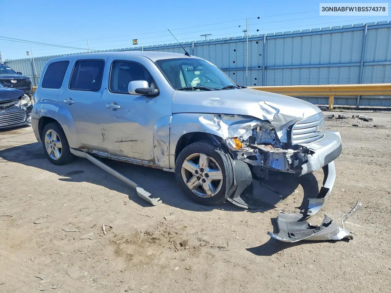 2011 Chevrolet Hhr Lt VIN: 3GNBABFW1BS574378 Lot: 53546396