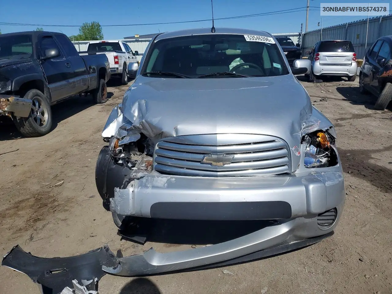 2011 Chevrolet Hhr Lt VIN: 3GNBABFW1BS574378 Lot: 53546396