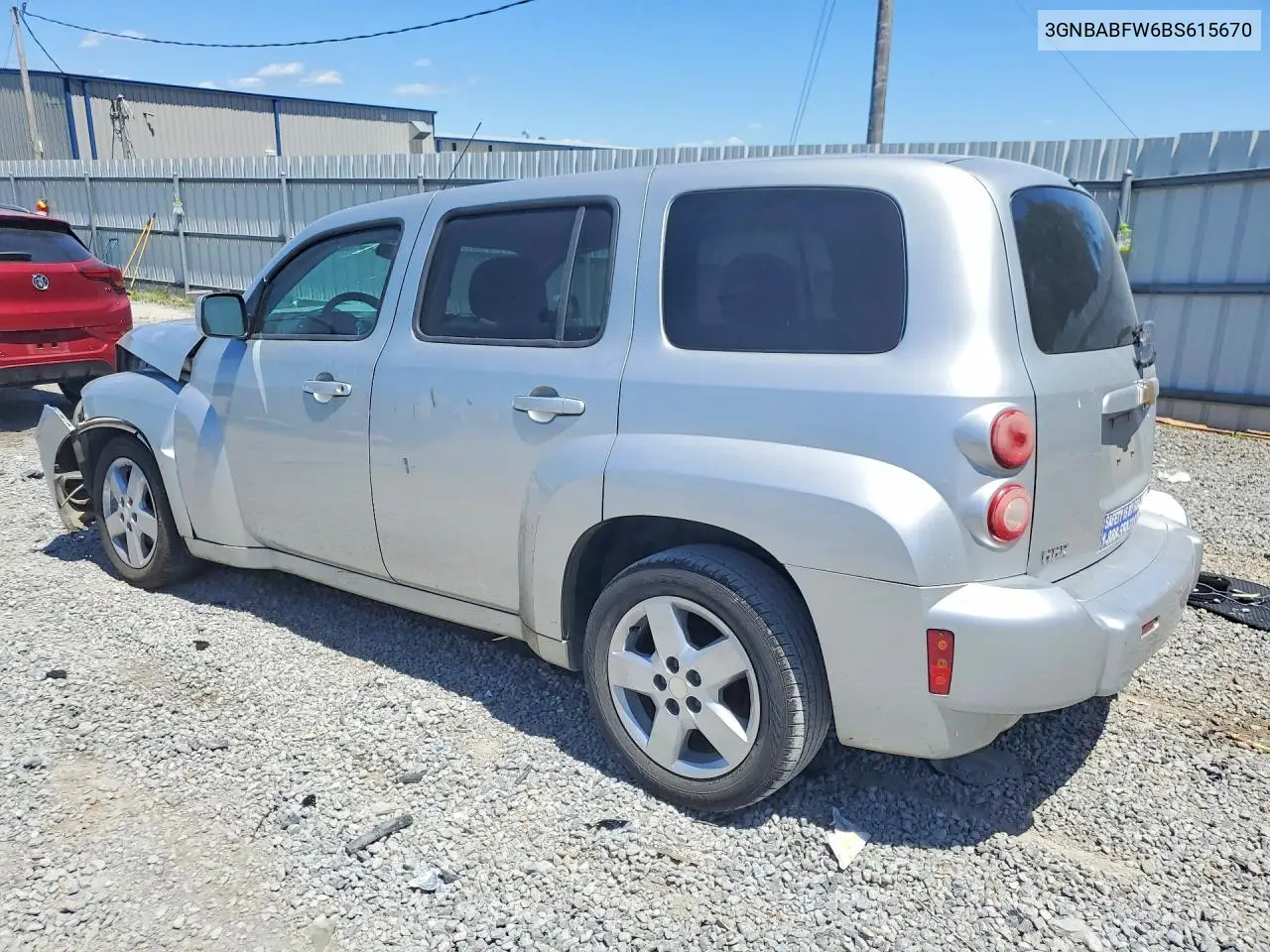 2011 Chevrolet Hhr Lt VIN: 3GNBABFW6BS615670 Lot: 53870606