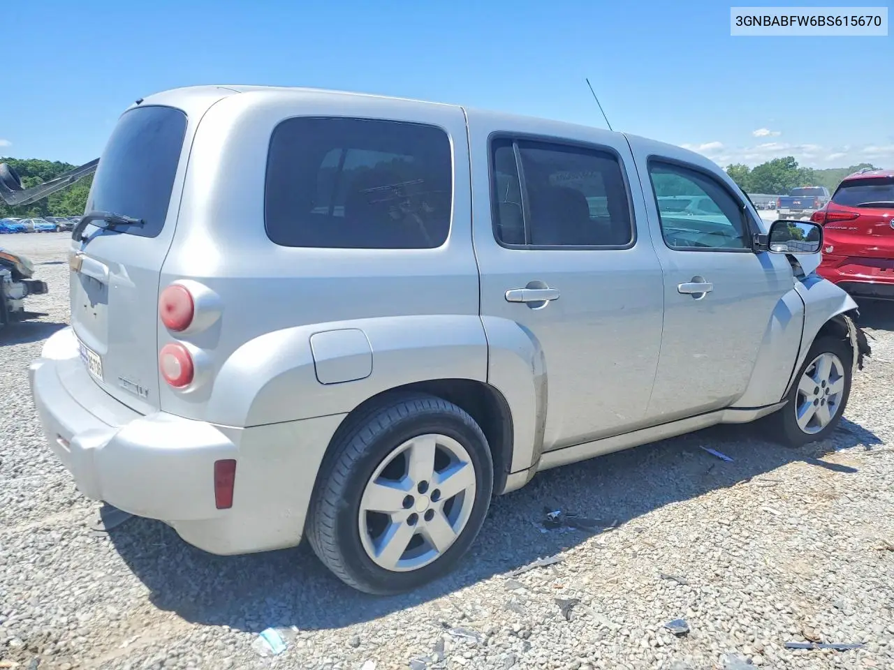 2011 Chevrolet Hhr Lt VIN: 3GNBABFW6BS615670 Lot: 53870606