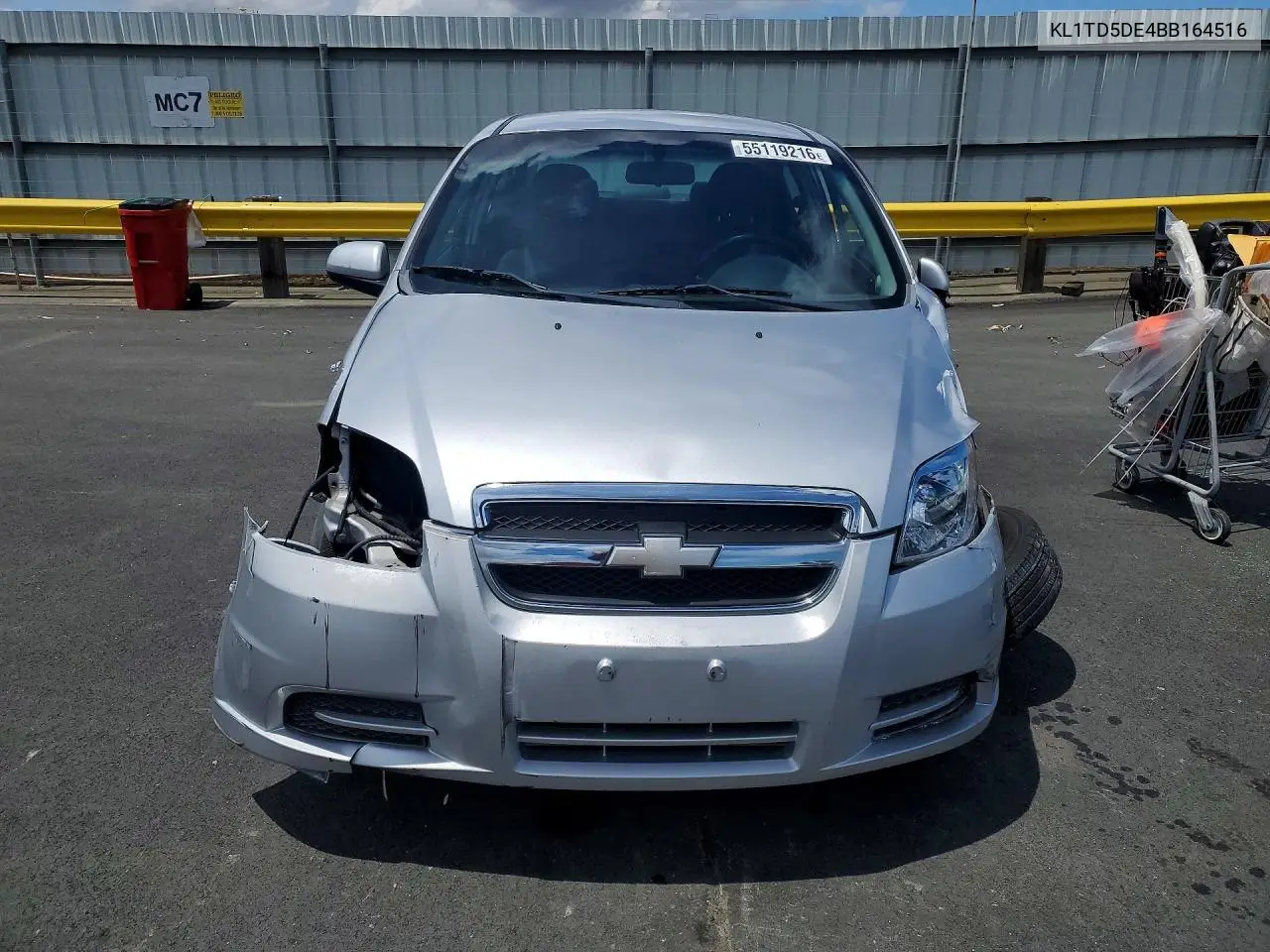 2011 Chevrolet Aveo Ls VIN: KL1TD5DE4BB164516 Lot: 55119216