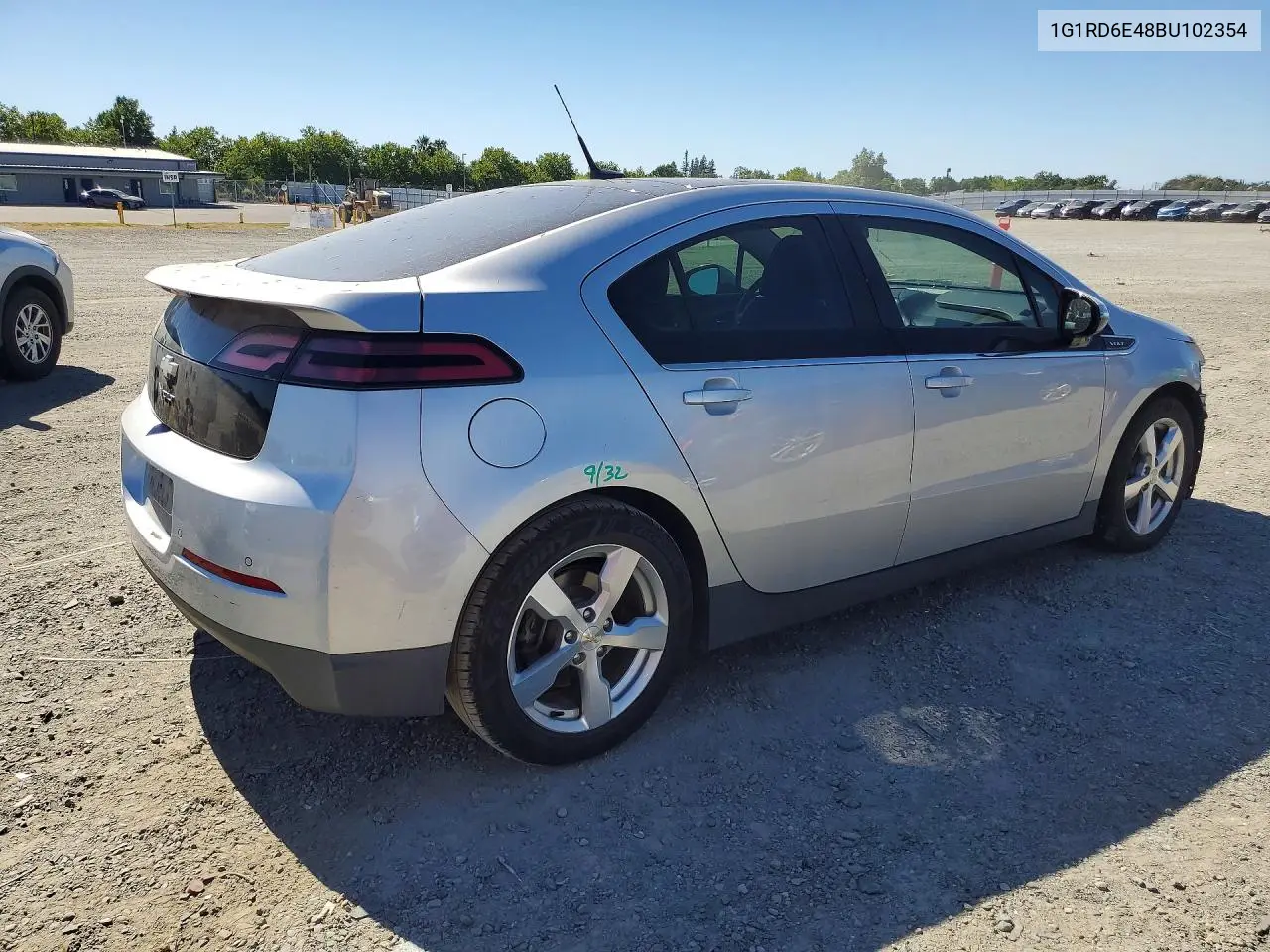 2011 Chevrolet Volt VIN: 1G1RD6E48BU102354 Lot: 56172536