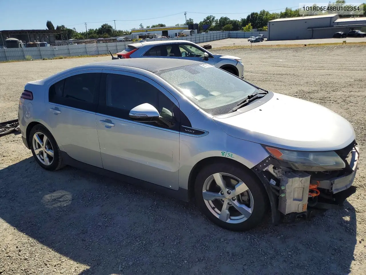 2011 Chevrolet Volt VIN: 1G1RD6E48BU102354 Lot: 56172536
