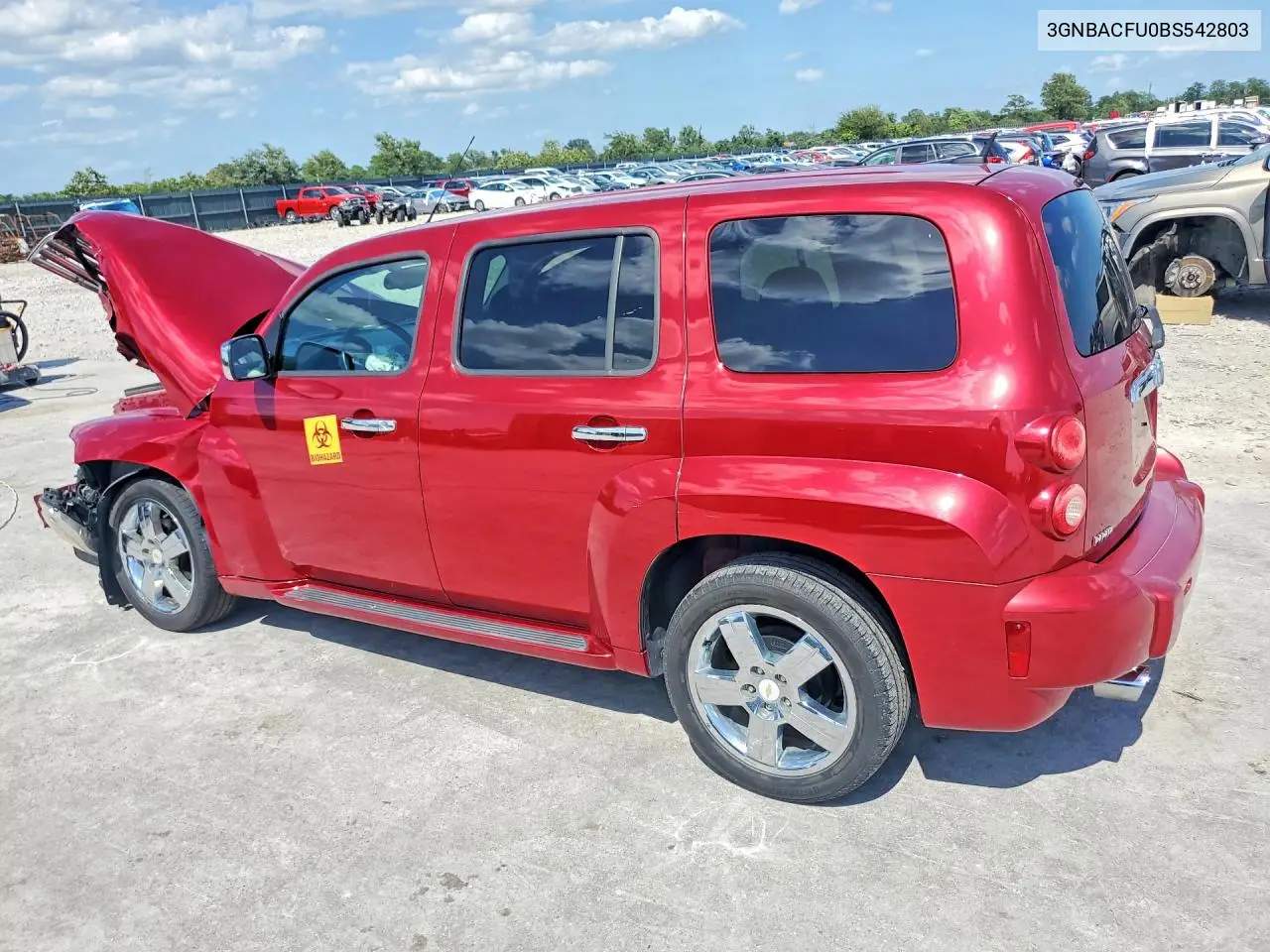 2011 Chevrolet Hhr Lt VIN: 3GNBACFU0BS542803 Lot: 57203076