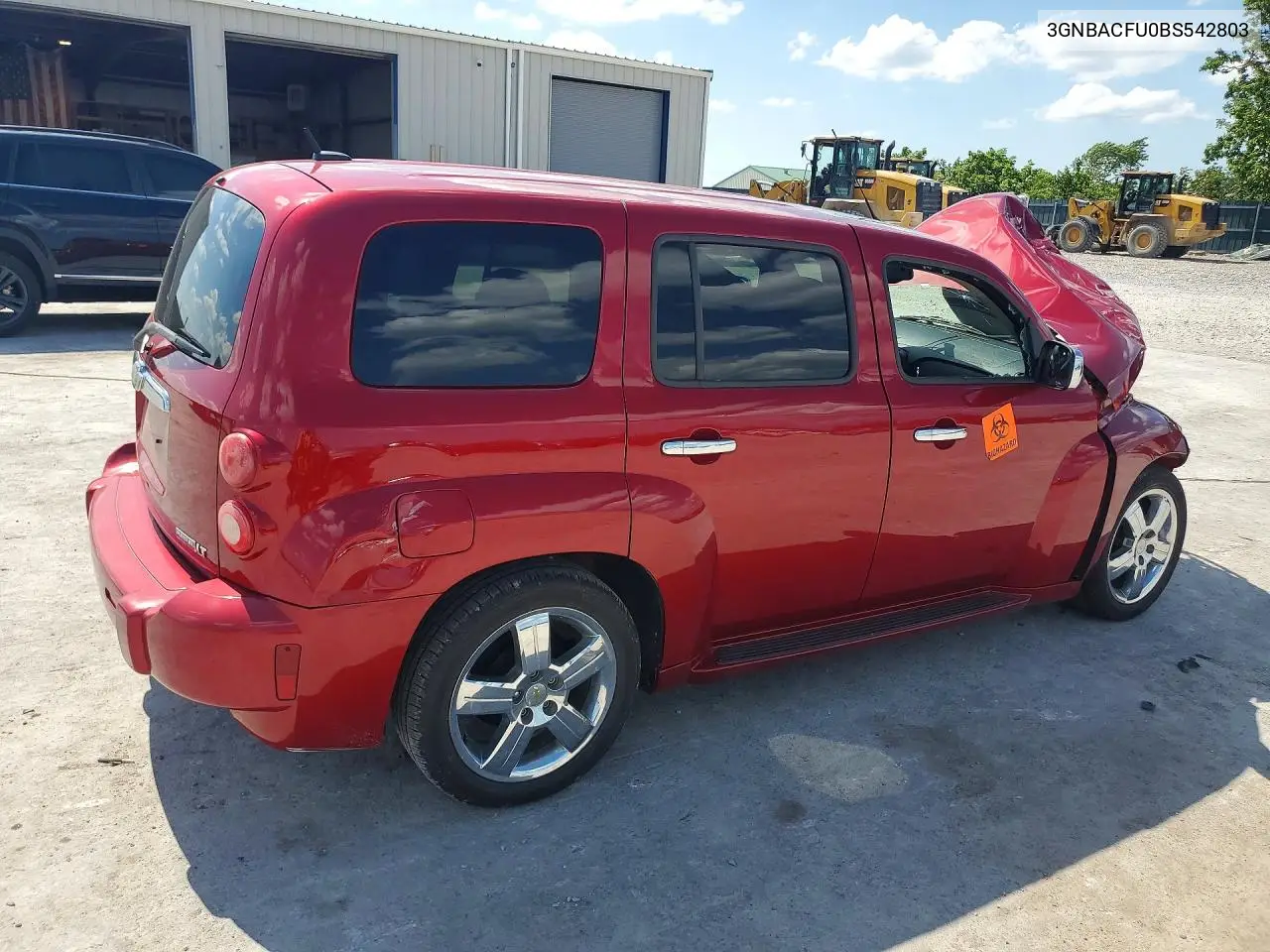 2011 Chevrolet Hhr Lt VIN: 3GNBACFU0BS542803 Lot: 57203076