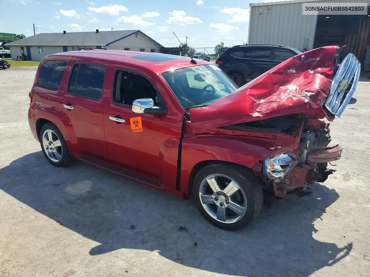 2011 Chevrolet Hhr Lt VIN: 3GNBACFU0BS542803 Lot: 57203076