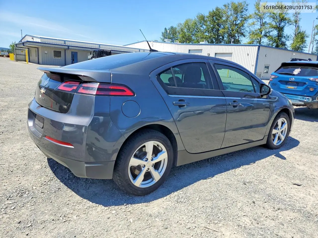 2011 Chevrolet Volt VIN: 1G1RC6E42BU101753 Lot: 57348056