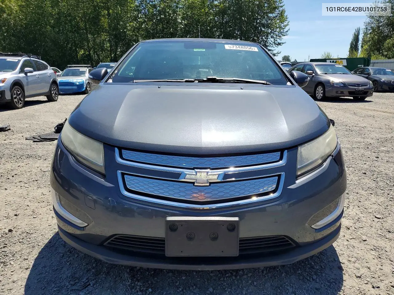 2011 Chevrolet Volt VIN: 1G1RC6E42BU101753 Lot: 57348056