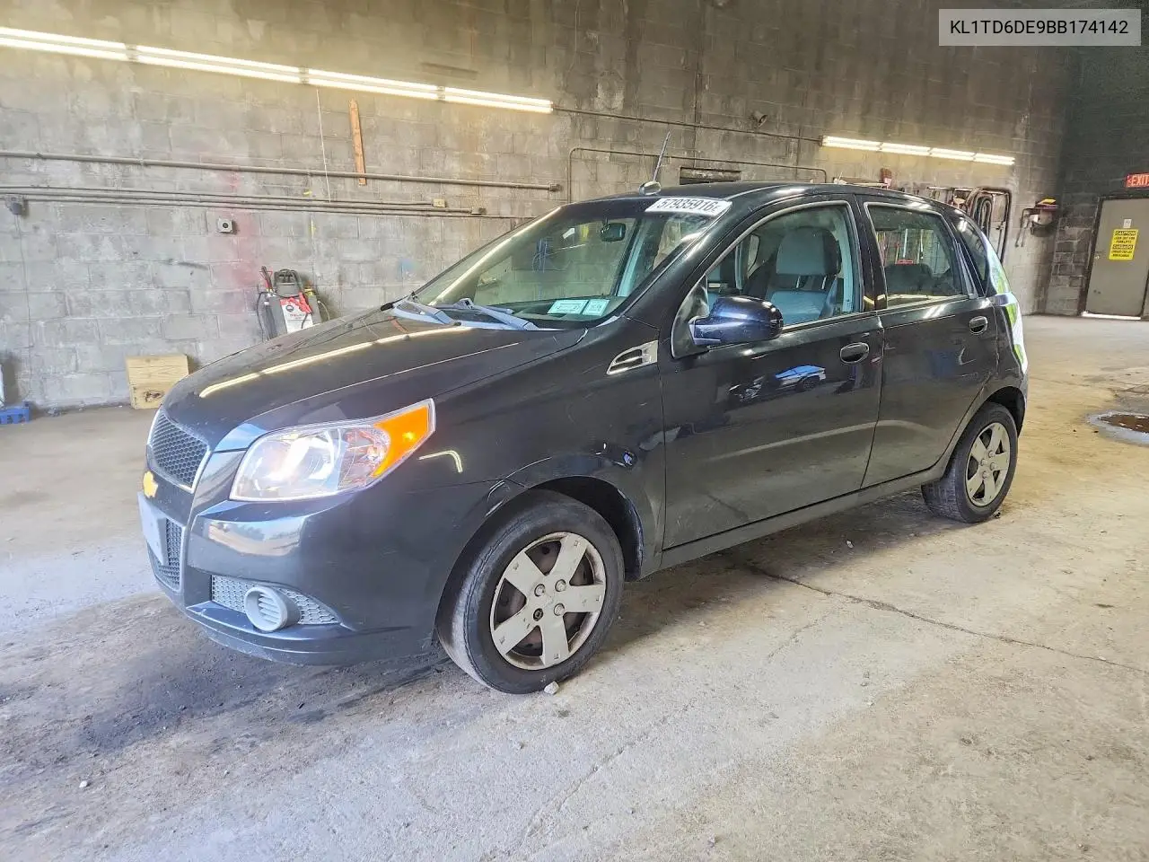 2011 Chevrolet Aveo Ls VIN: KL1TD6DE9BB174142 Lot: 57935916