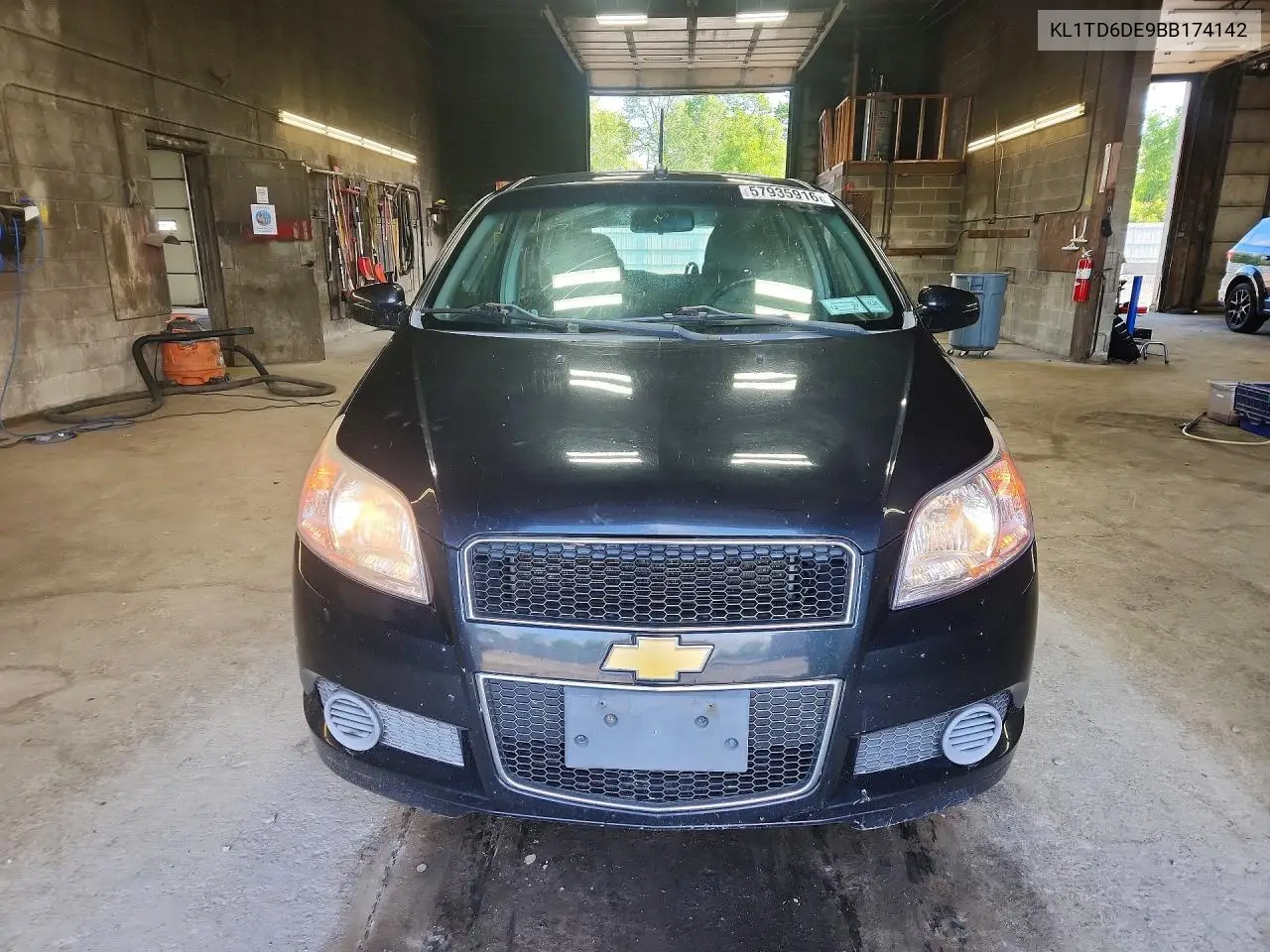 2011 Chevrolet Aveo Ls VIN: KL1TD6DE9BB174142 Lot: 57935916