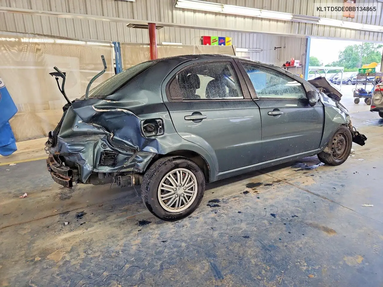 2011 Chevrolet Aveo Ls VIN: KL1TD5DE0BB134865 Lot: 58286126