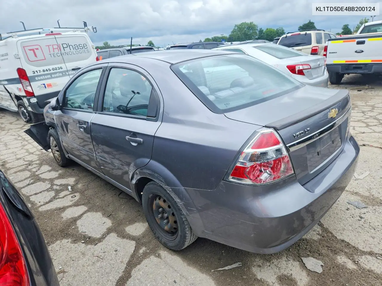2011 Chevrolet Aveo Ls VIN: KL1TD5DE4BB200124 Lot: 58696506