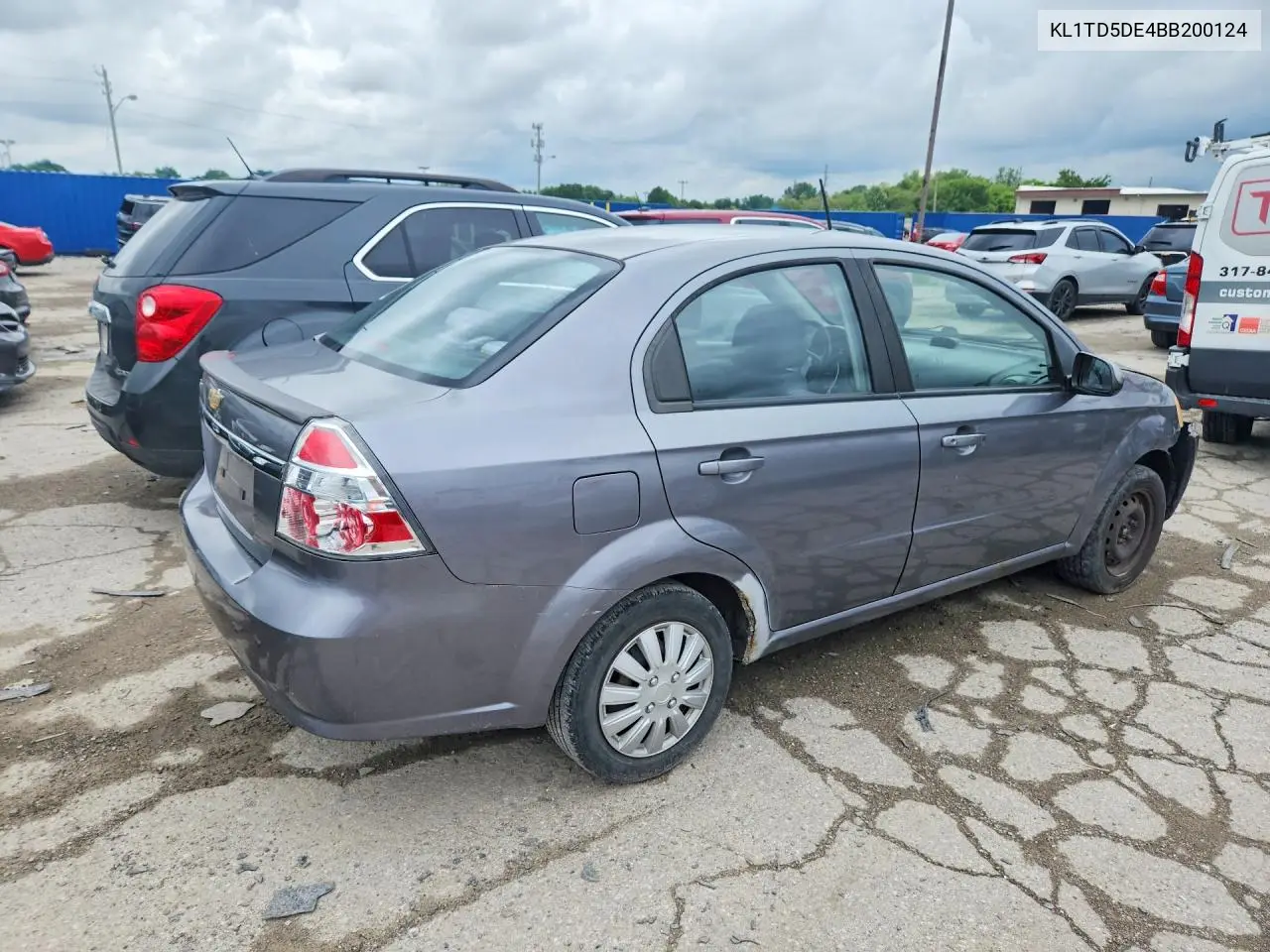 2011 Chevrolet Aveo Ls VIN: KL1TD5DE4BB200124 Lot: 58696506