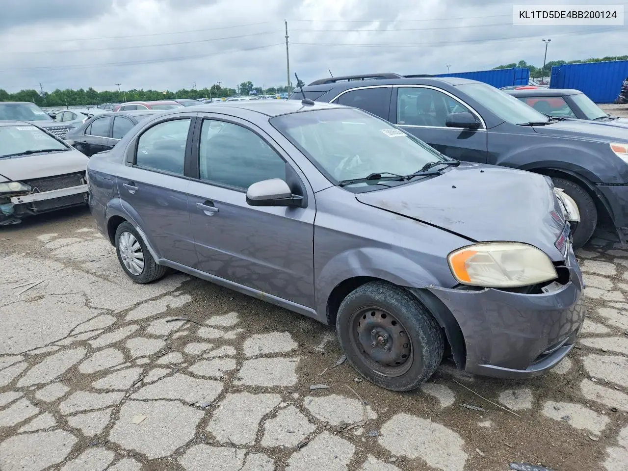 2011 Chevrolet Aveo Ls VIN: KL1TD5DE4BB200124 Lot: 58696506